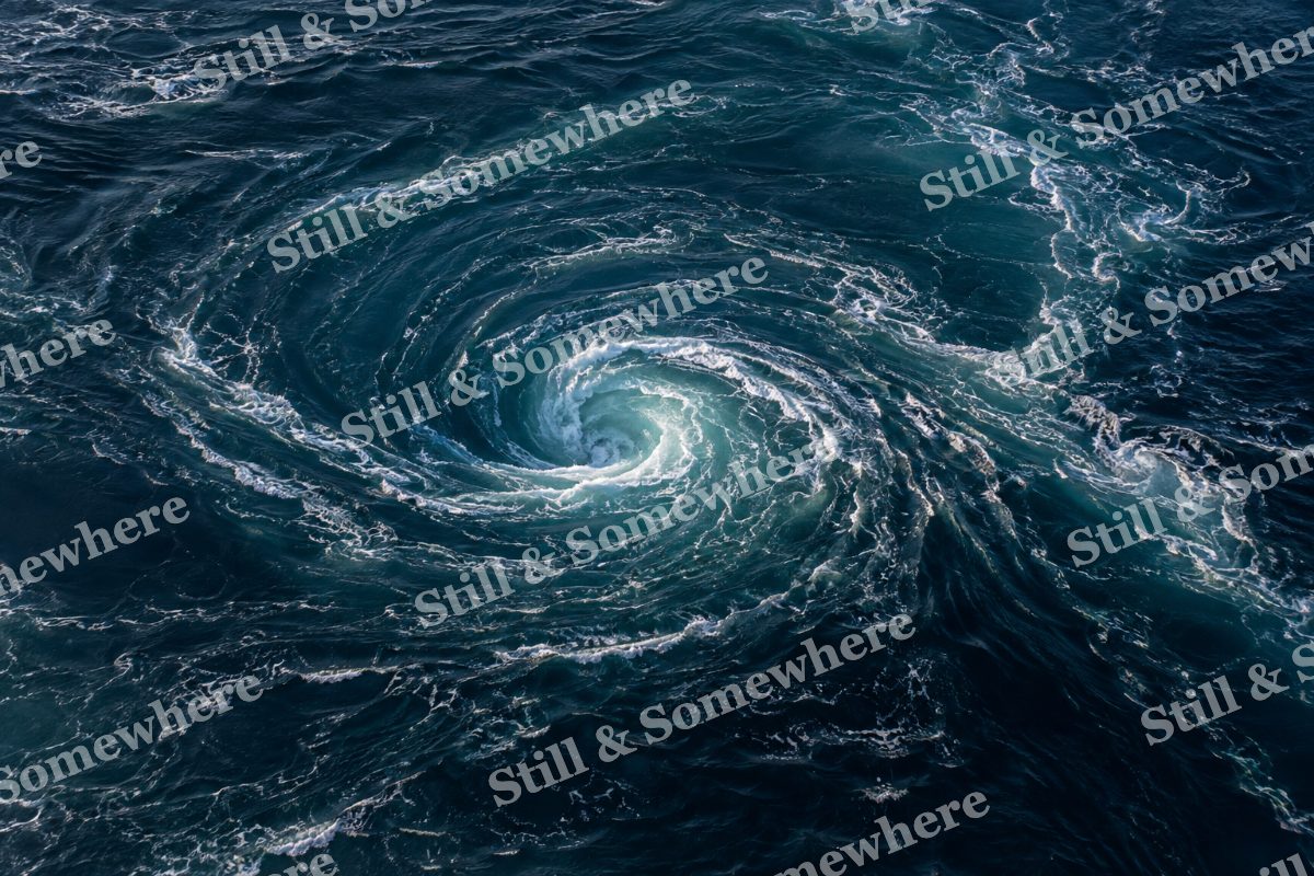 Tidal Whirlpool Overhead, original artwork preview