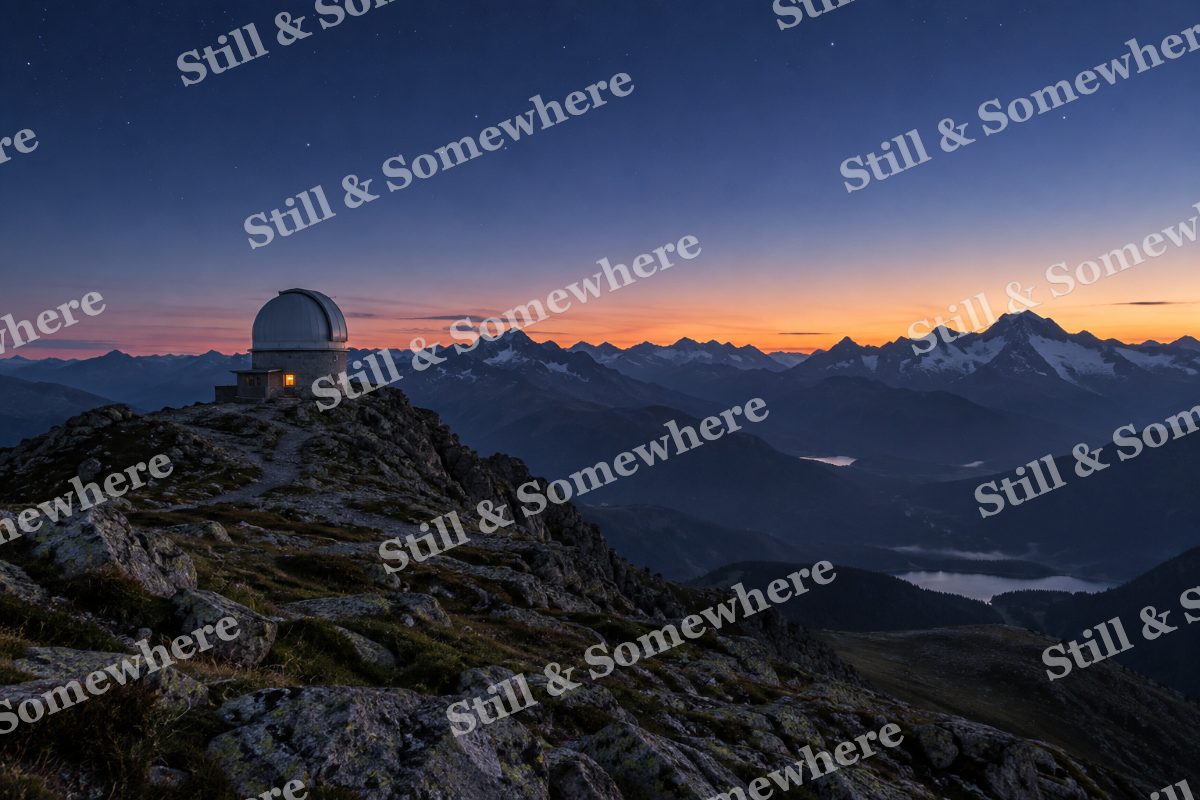 Observatory Twilight, original artwork preview