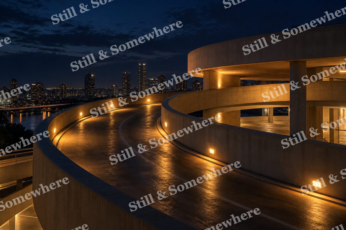 Lights Circular Parking Ramp, original artwork preview