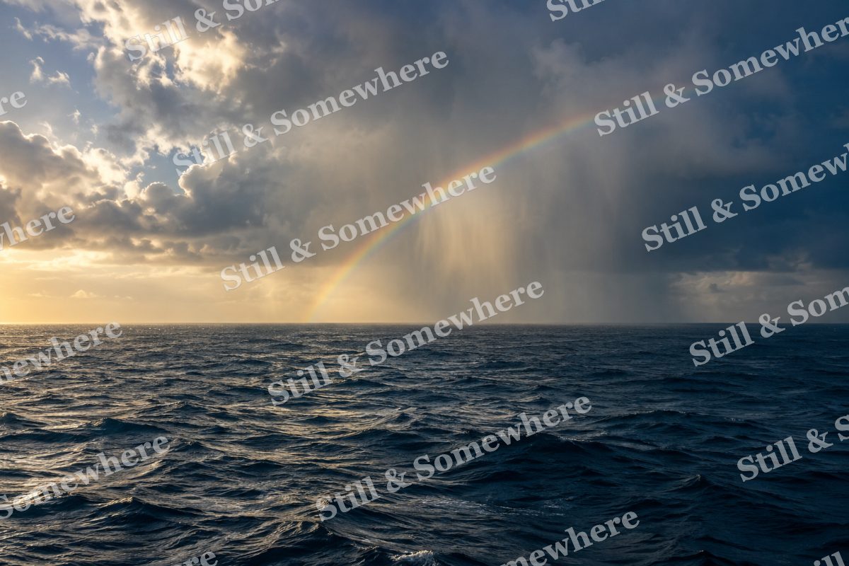 Rain Curtain Rainbow, original artwork preview