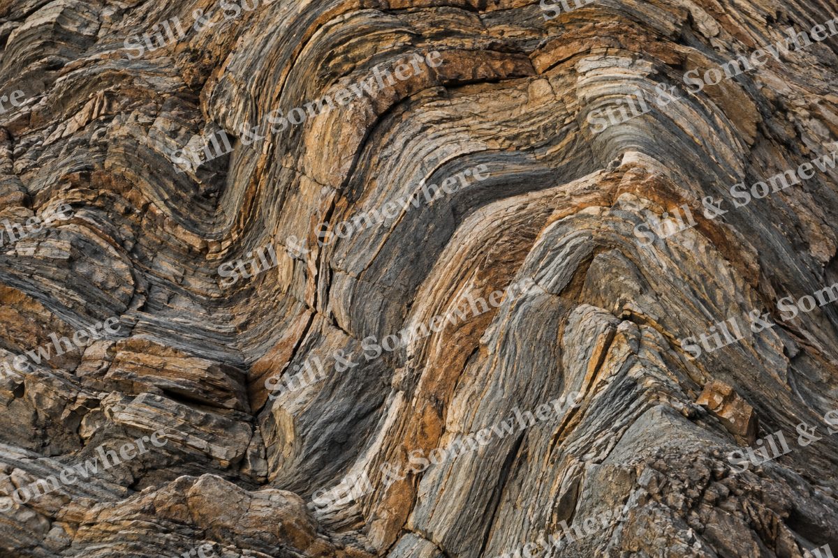 Folded Rock Strata Abstract, original artwork preview