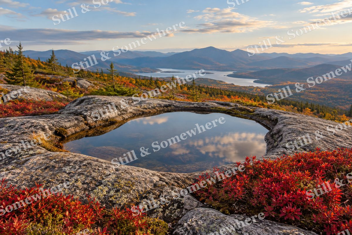 The Reflecting Granite Bowl, original artwork preview