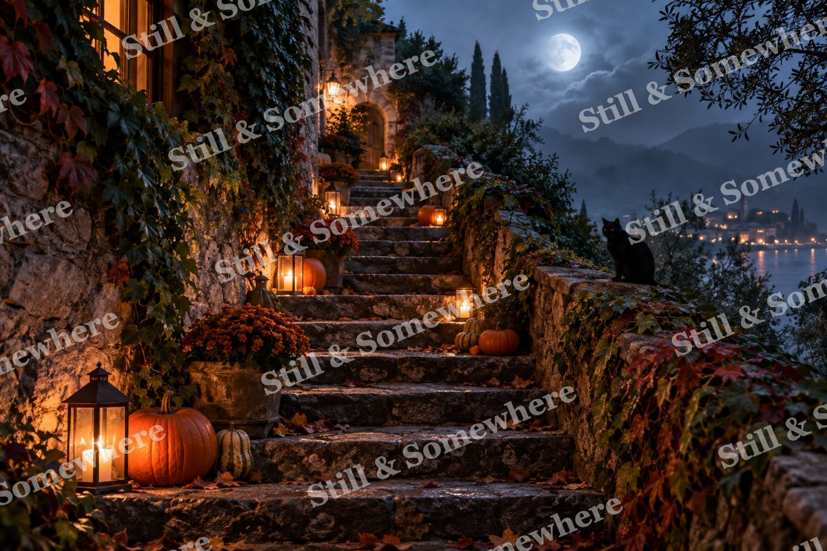 29 Lantern Stairway, original artwork preview