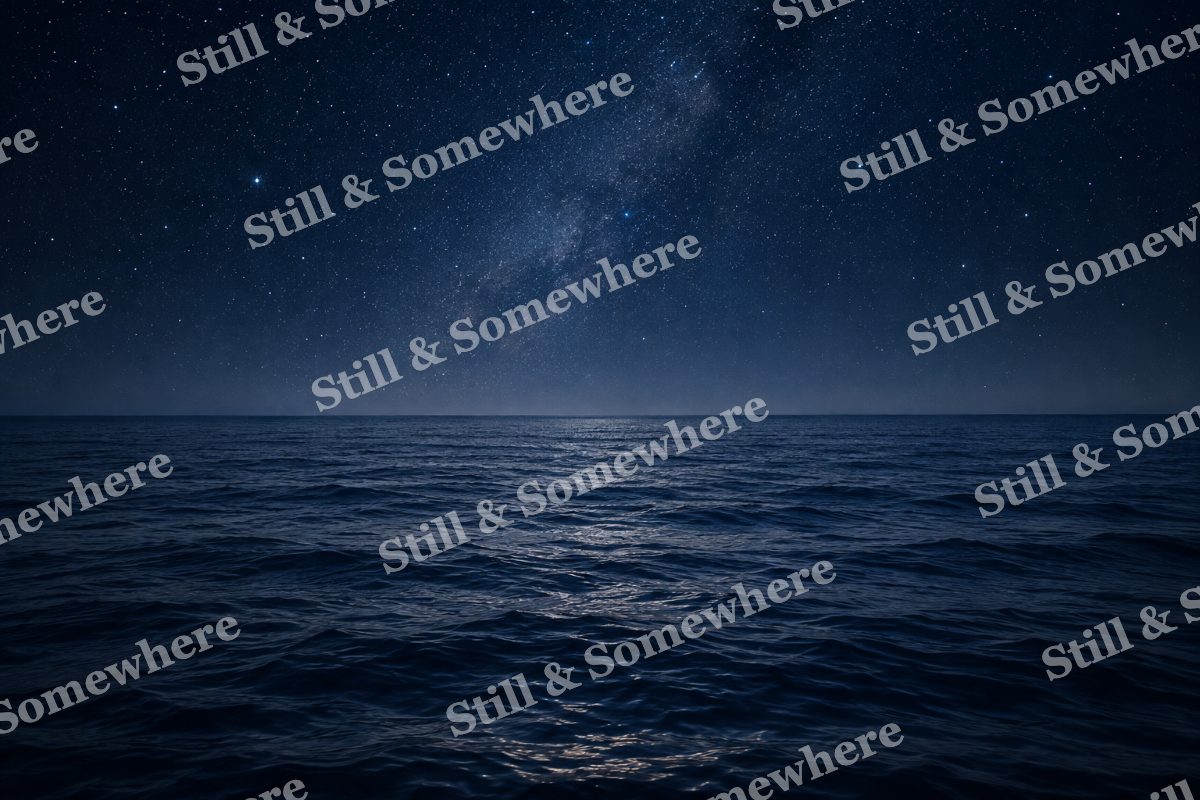 Soft Stars Open Sea, original artwork preview