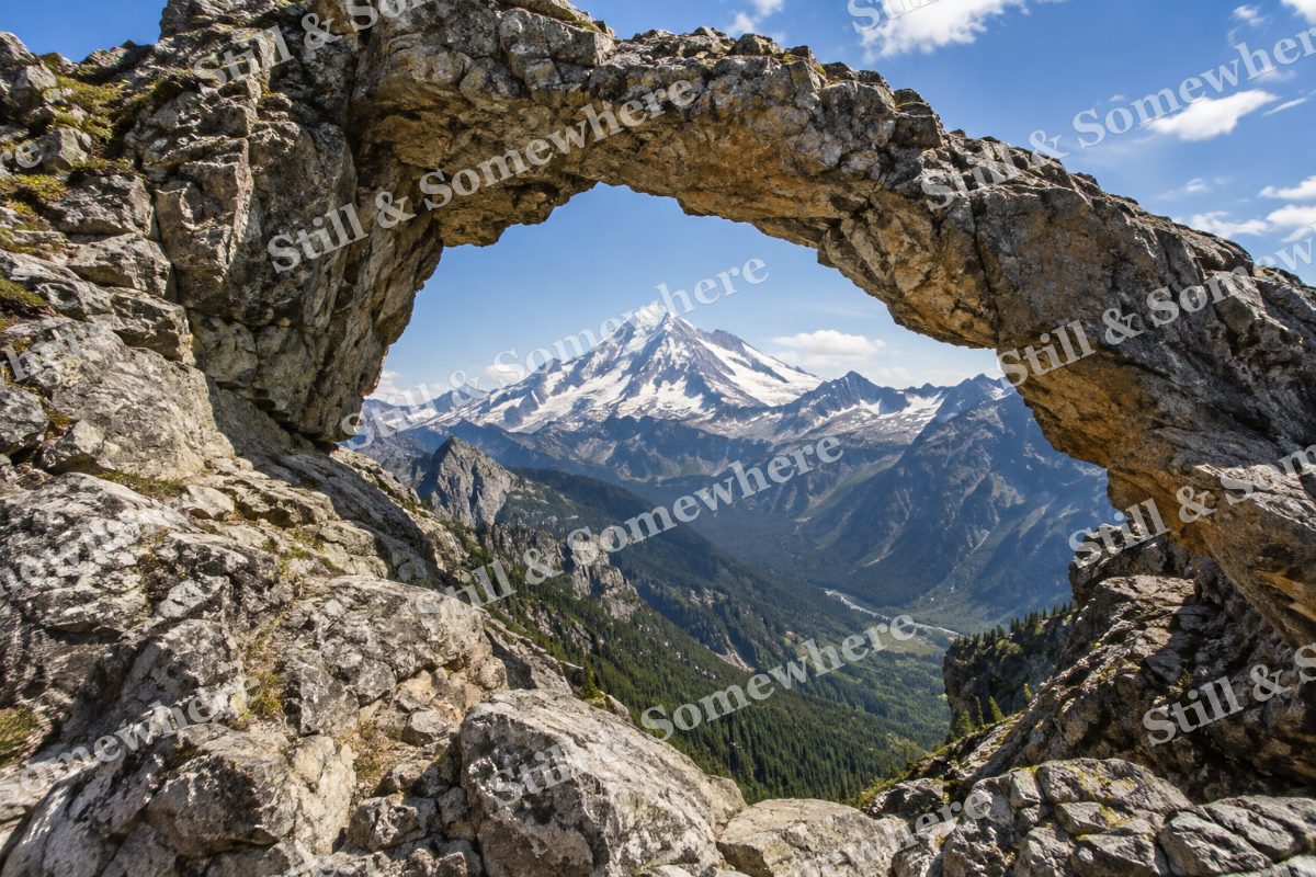 Natural Arch Frame, original artwork preview