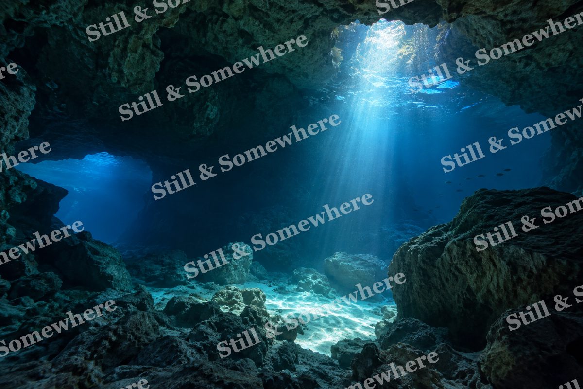 Flooded Sea Cave, original artwork preview