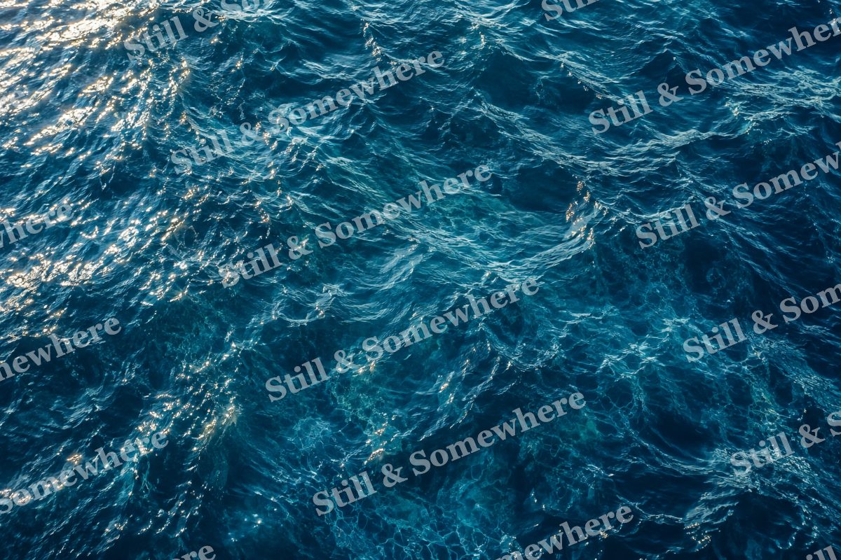 Blue Surface Abstract, original artwork preview