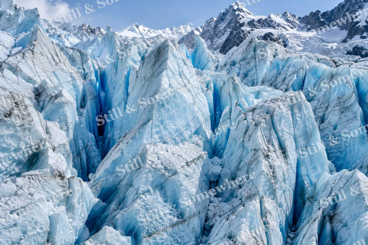 Glacier Ice Pinnacles, original artwork preview