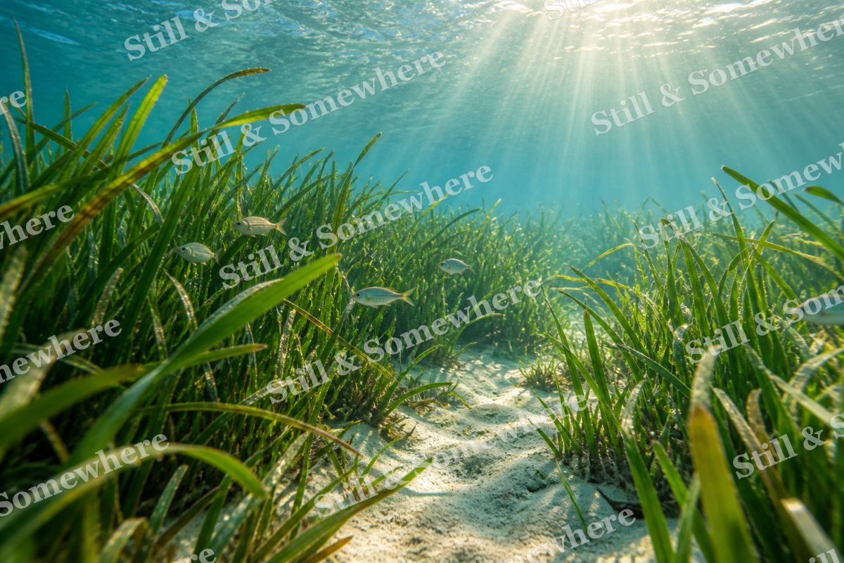 Sunlit Seagrass, original artwork preview