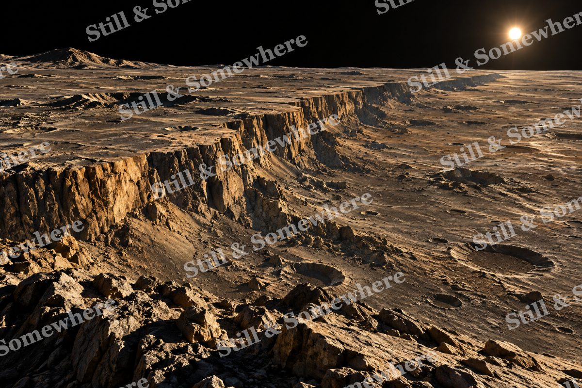 Space 46 Mercurial Cliffs, original artwork preview