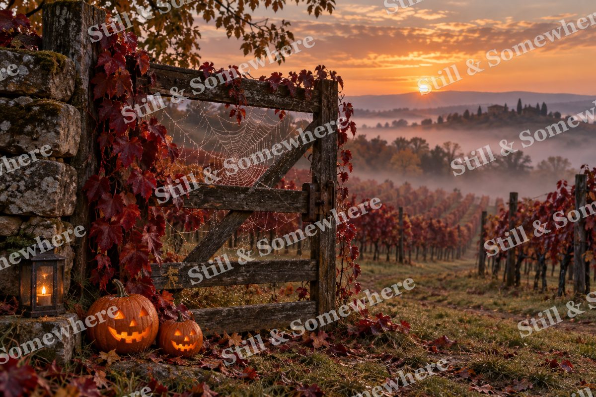 Cobwebs on the Vineyard Gate, original artwork preview