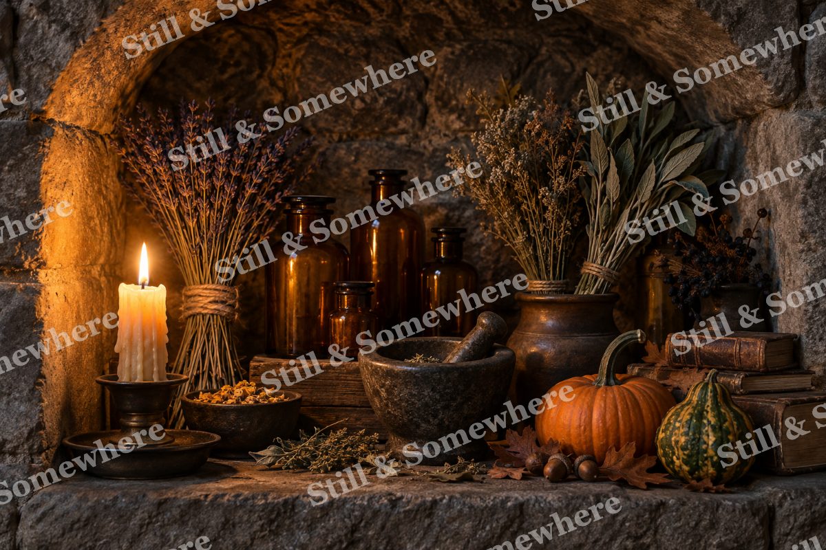 18 Apothecary Alcove, original artwork preview