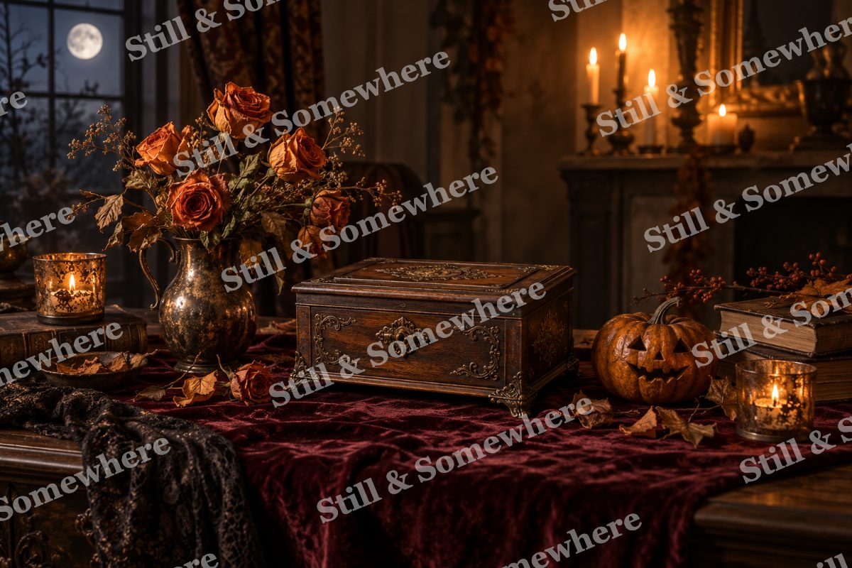 Halloween Music Box, original artwork preview