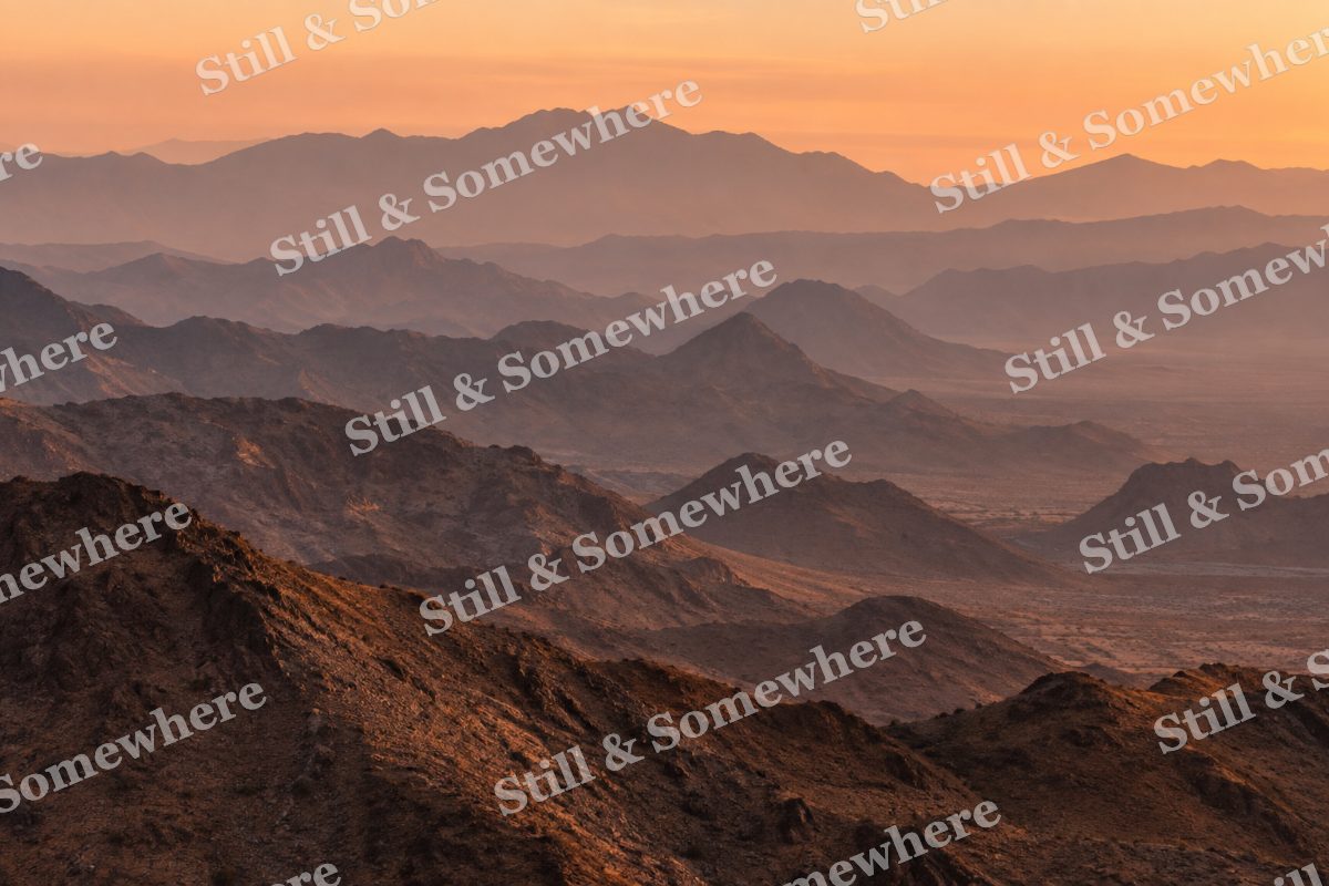 Desert Ranges, original artwork preview