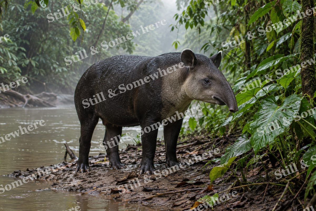Tapir Rainforest Bank, original artwork preview