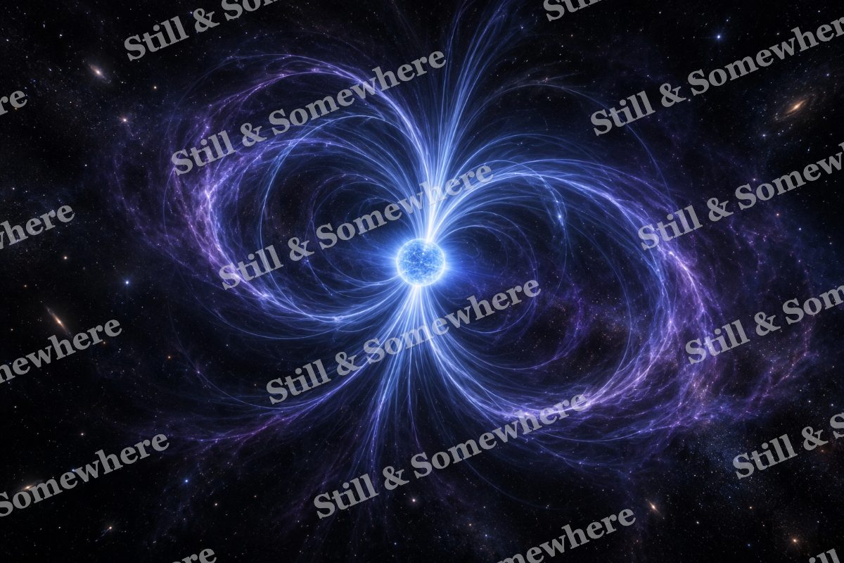 Space 41 Magnetar Field, original artwork preview