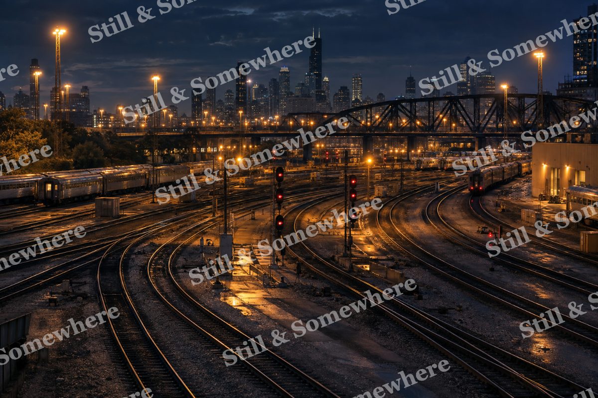 Lights Train Yard Light Ribbons, original artwork preview