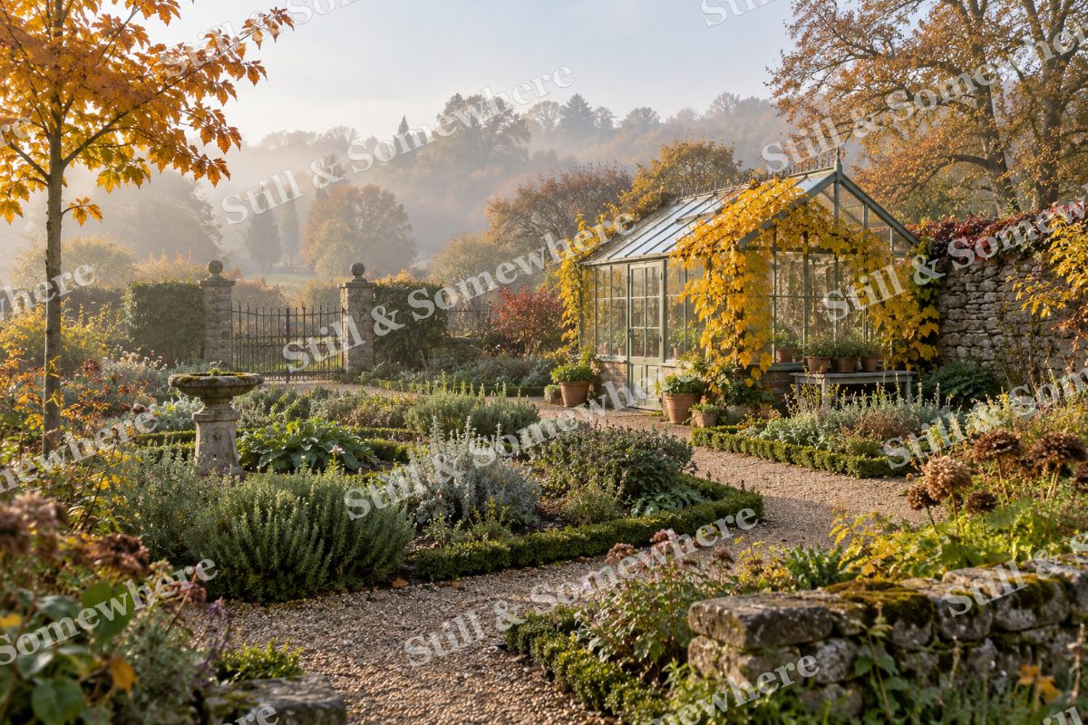 The Greenhouse Herb Beds, original artwork preview