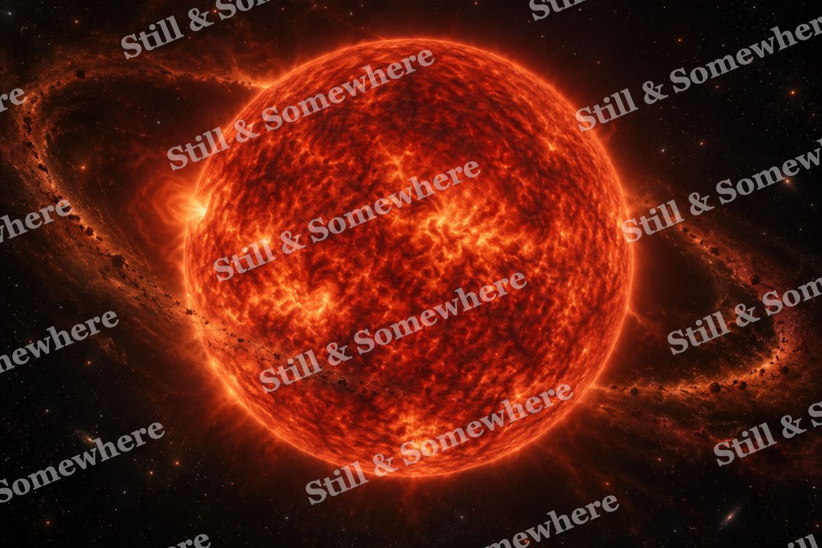 Space 32 Red Supergiant, original artwork preview