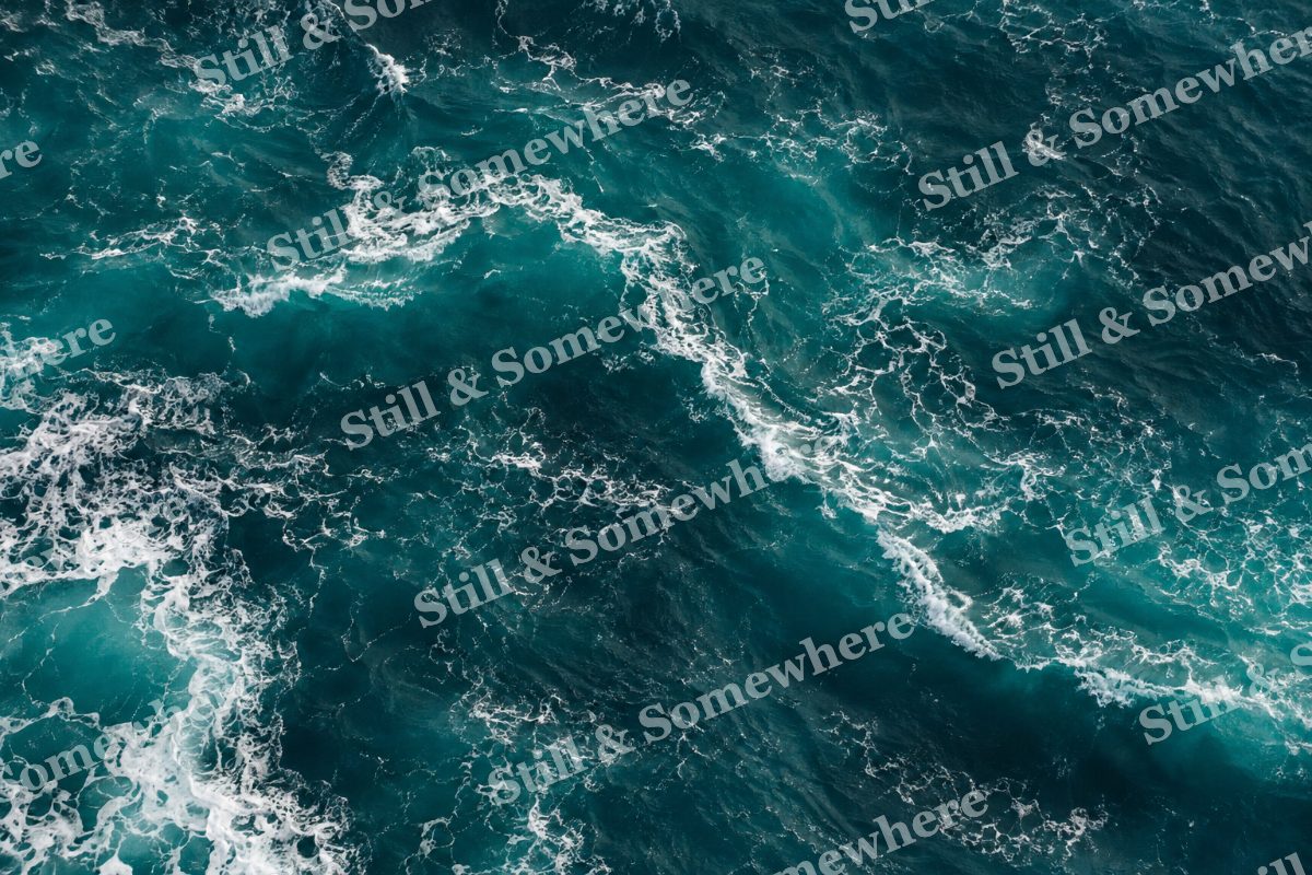 Whitecaps Vertical Aerial, original artwork preview