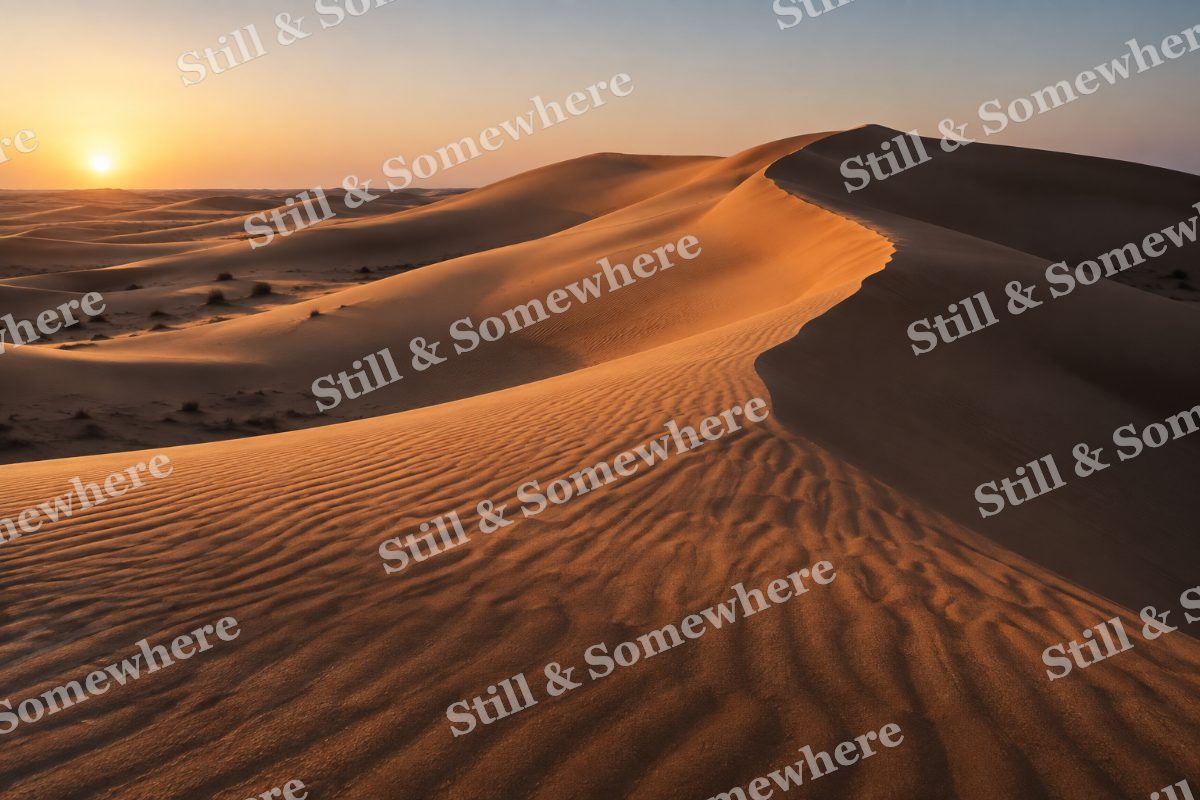 Wind Ripples on Desert Dunes, original artwork preview