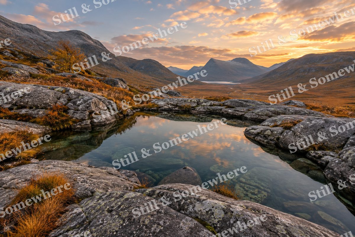 The Small Pool in the Stone Valley, original artwork preview