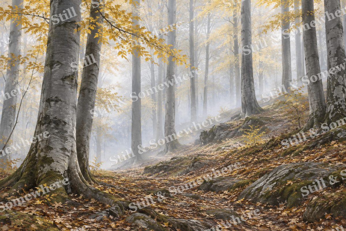Mist along the Beech Ridge, original artwork preview