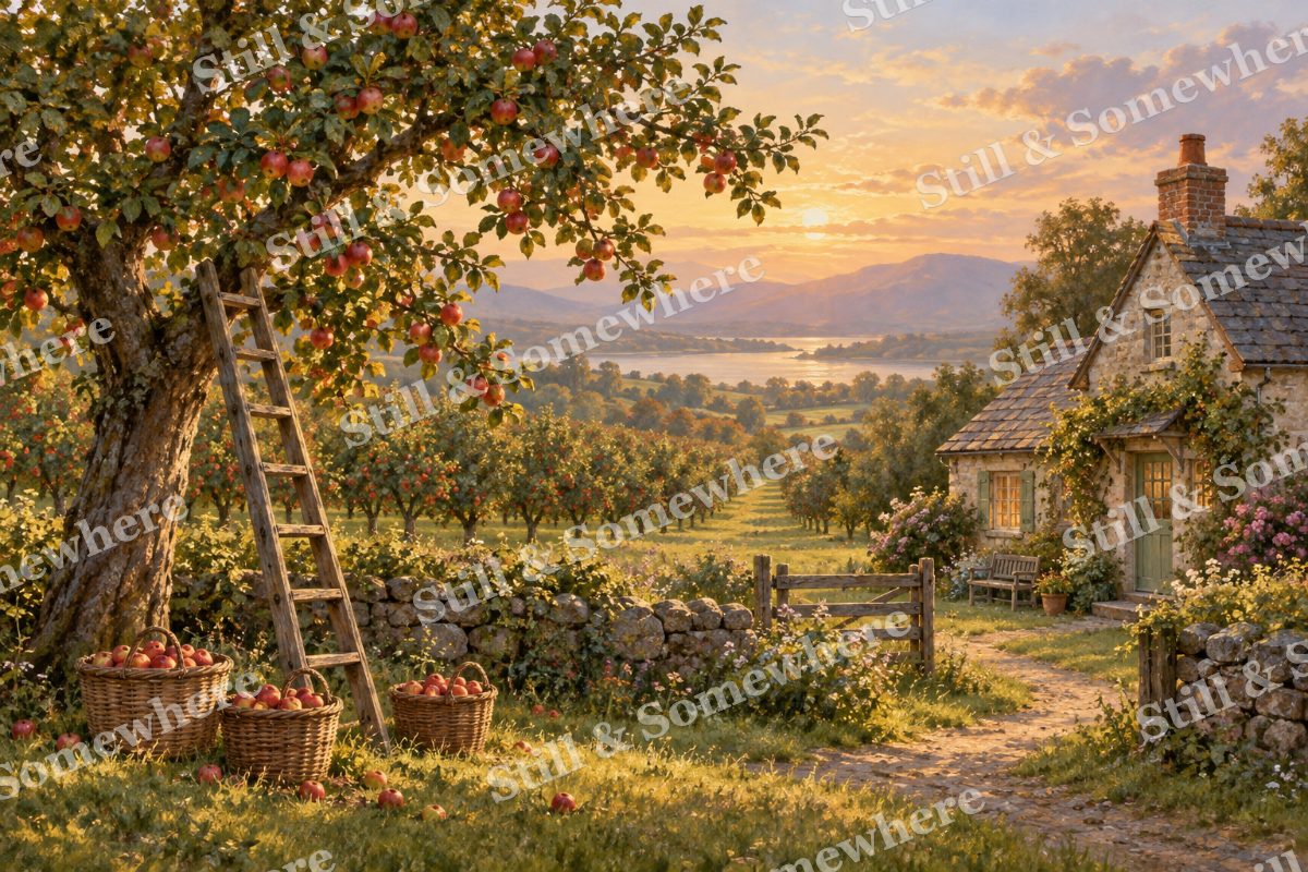 The Orchard Keepers Cottage, original artwork preview