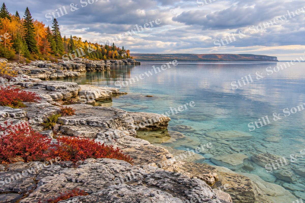 The Quiet Limestone Shore, original artwork preview