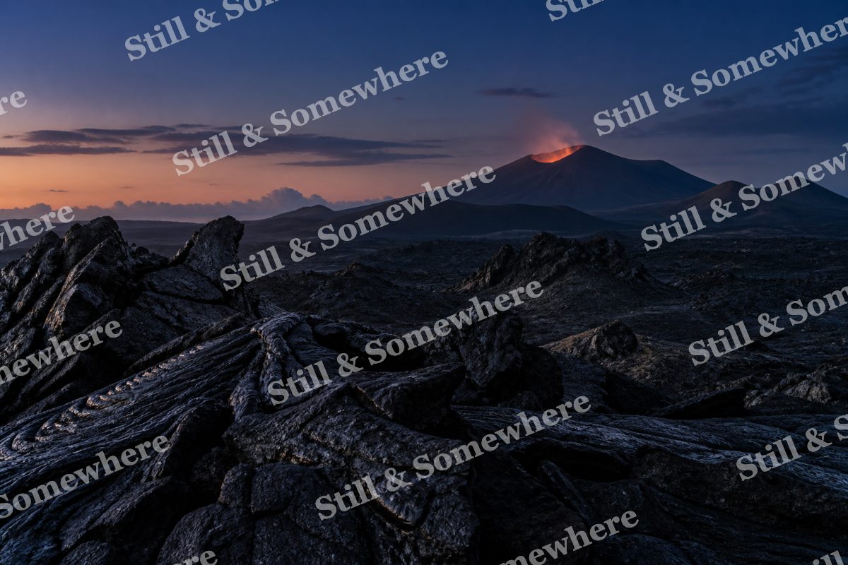 Volcanic Dusk, original artwork preview