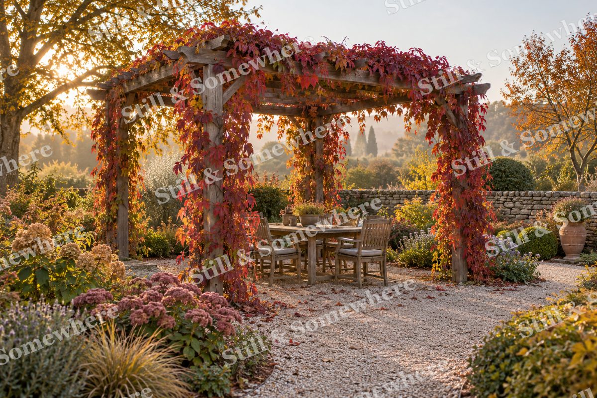 The Russet Pergola, original artwork preview