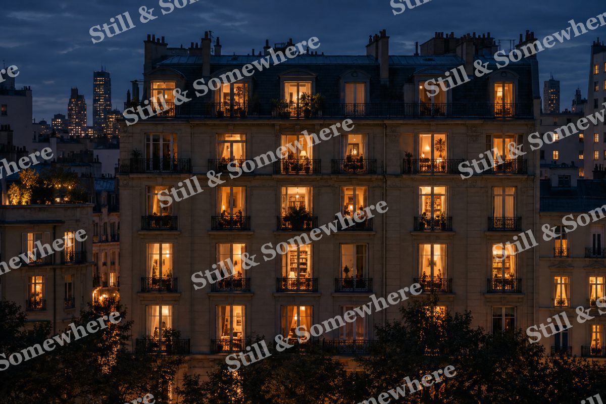 Lights Apartment Window Mosaic, original artwork preview