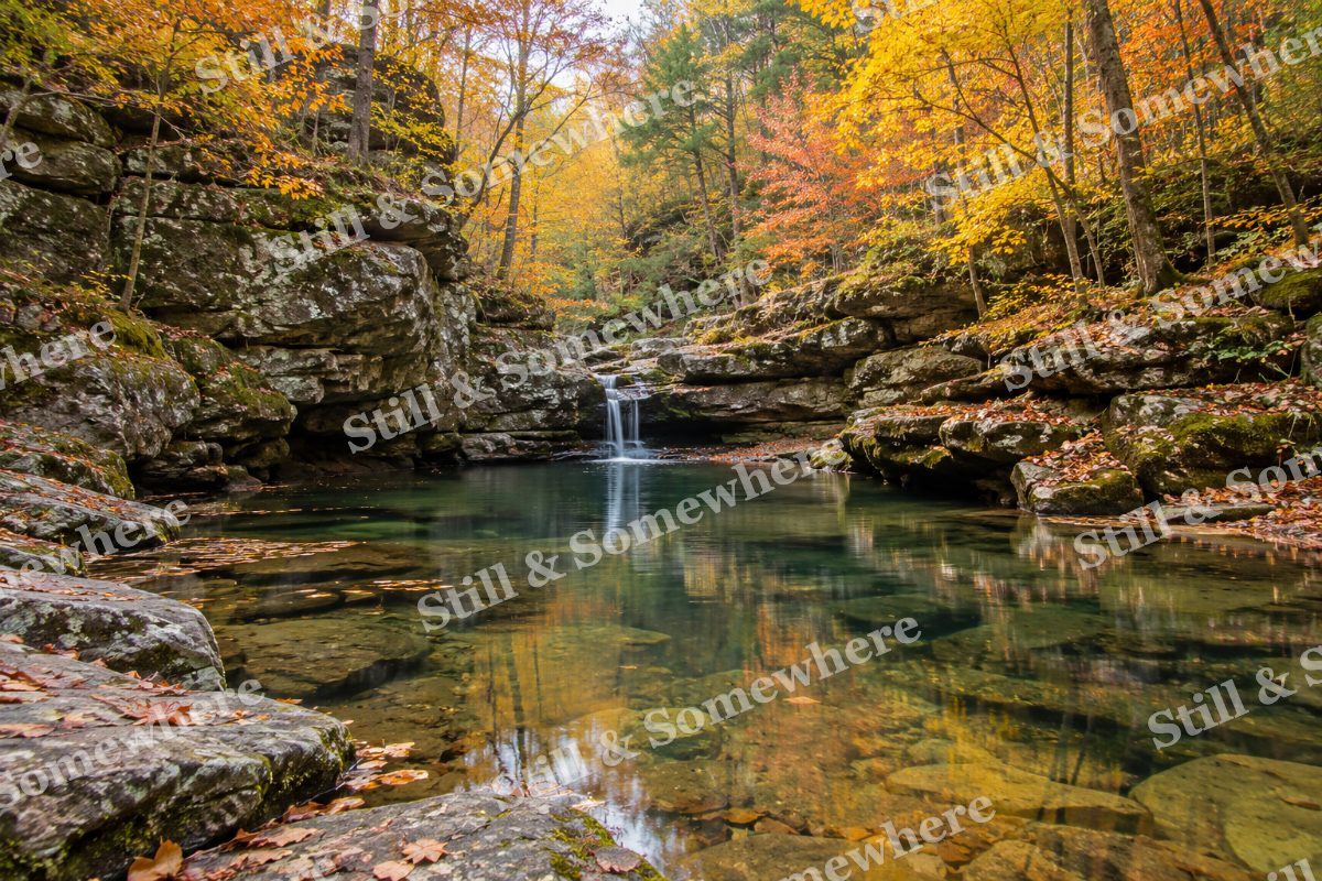 Amber Ravine and Still Water, original artwork preview