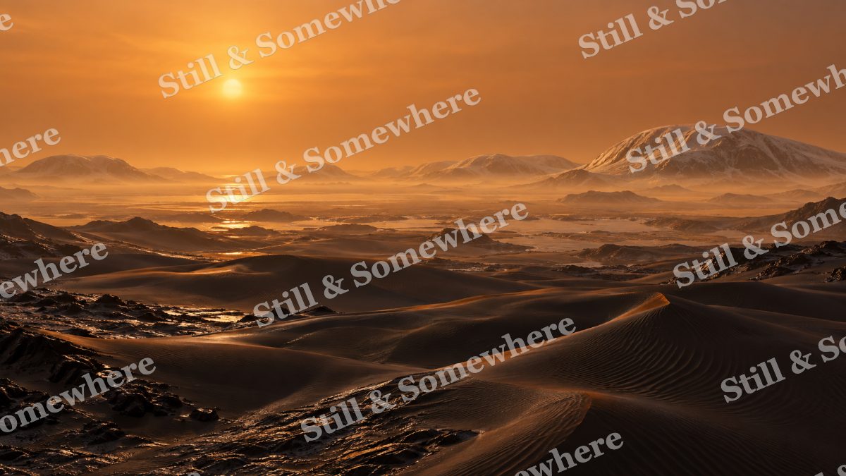 Space 43 Titan Dunes, original artwork preview