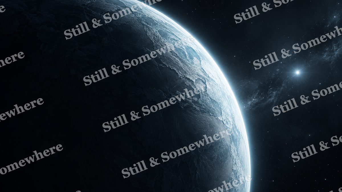 Space 16 Glacier World Crescent, space artwork preview
