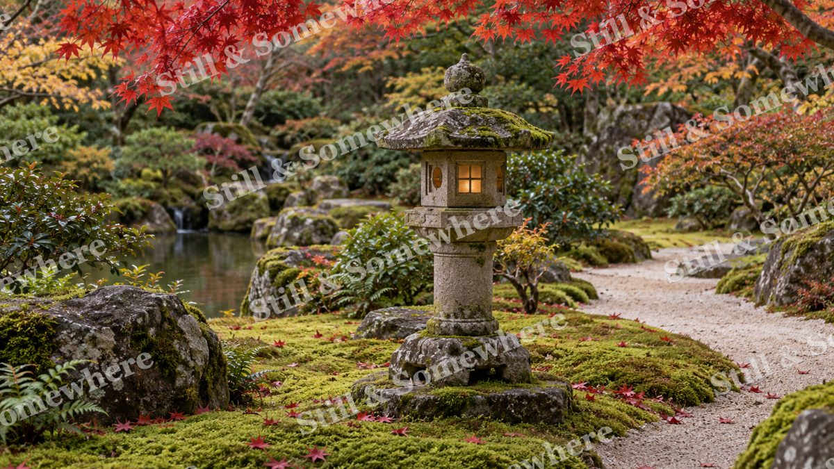 The Moss Lantern Garden, gardens artwork preview