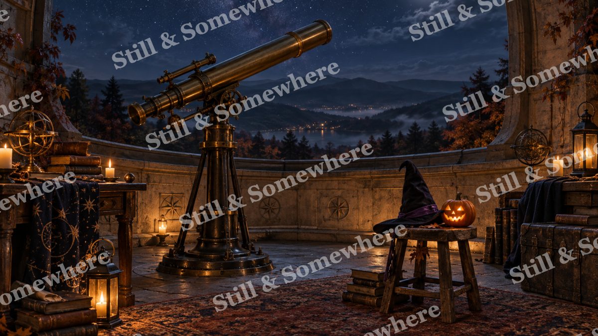 Halloween Observatory, halloween artwork preview