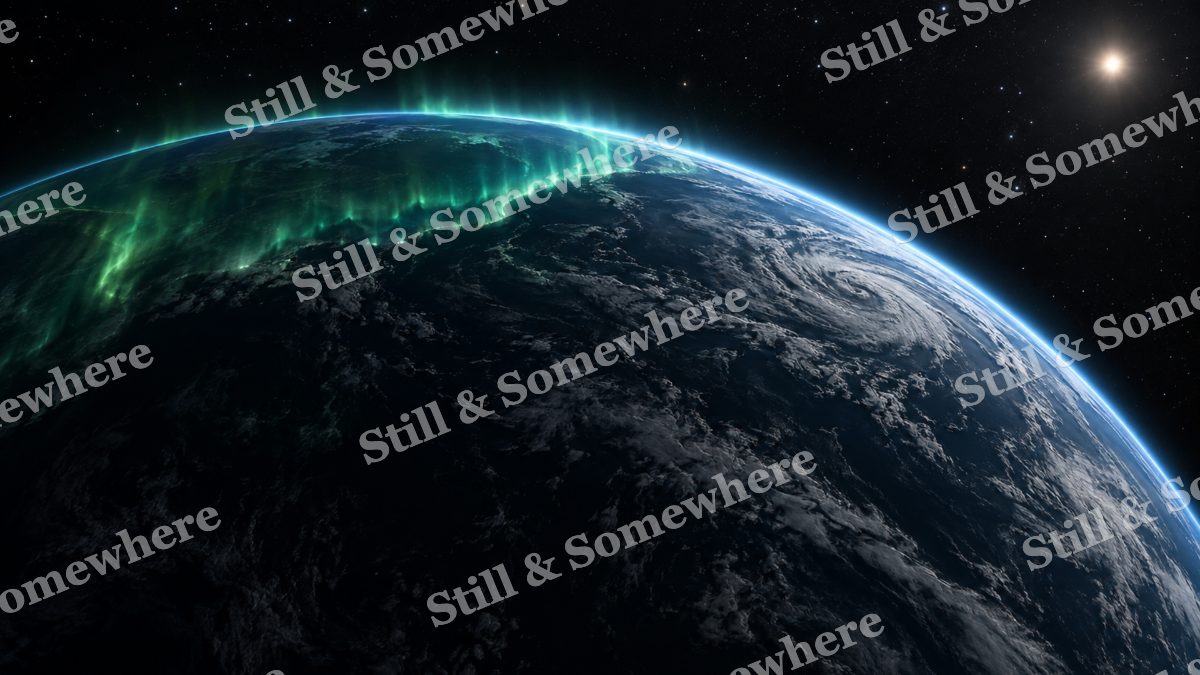 Space 22 Planet Aurora, space artwork preview