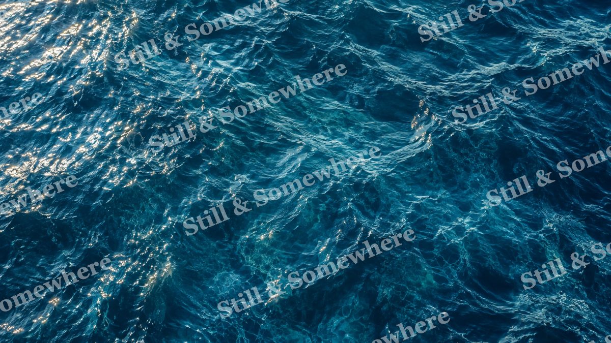 Blue Surface Abstract, ocean artwork preview