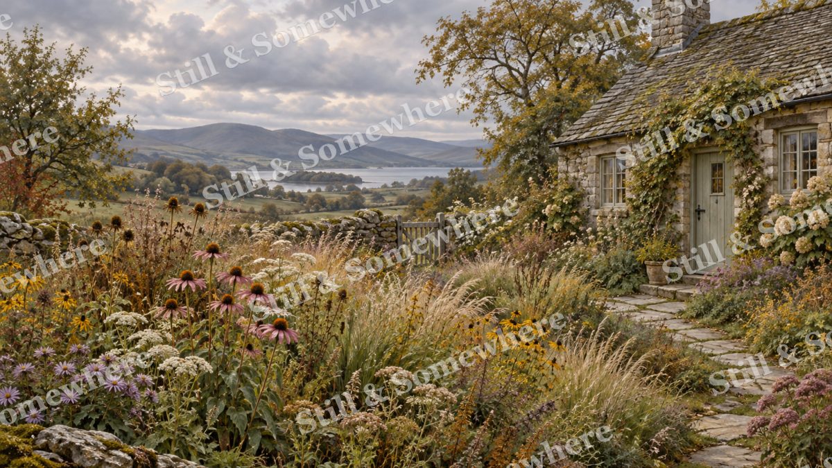 Wild Garden beside the Stone Cottage, gardens artwork preview