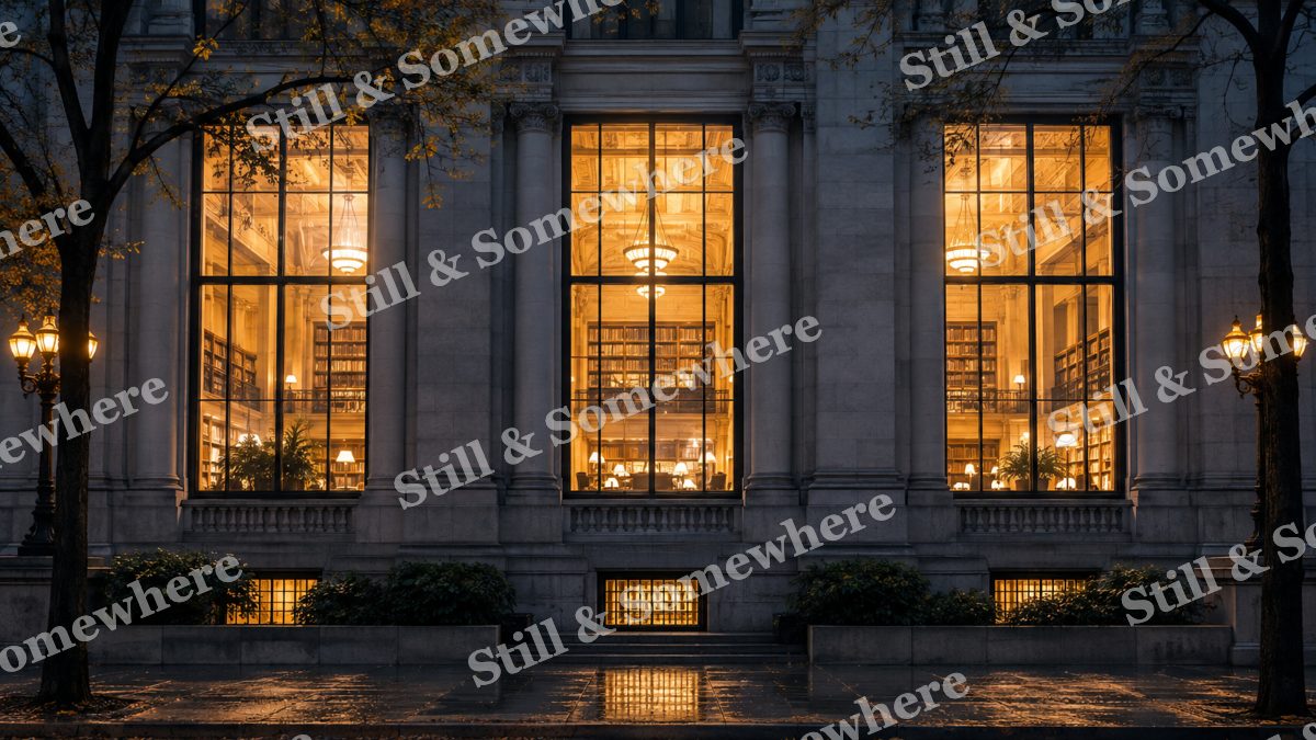 Lights Modern Library Windows, city lights artwork preview