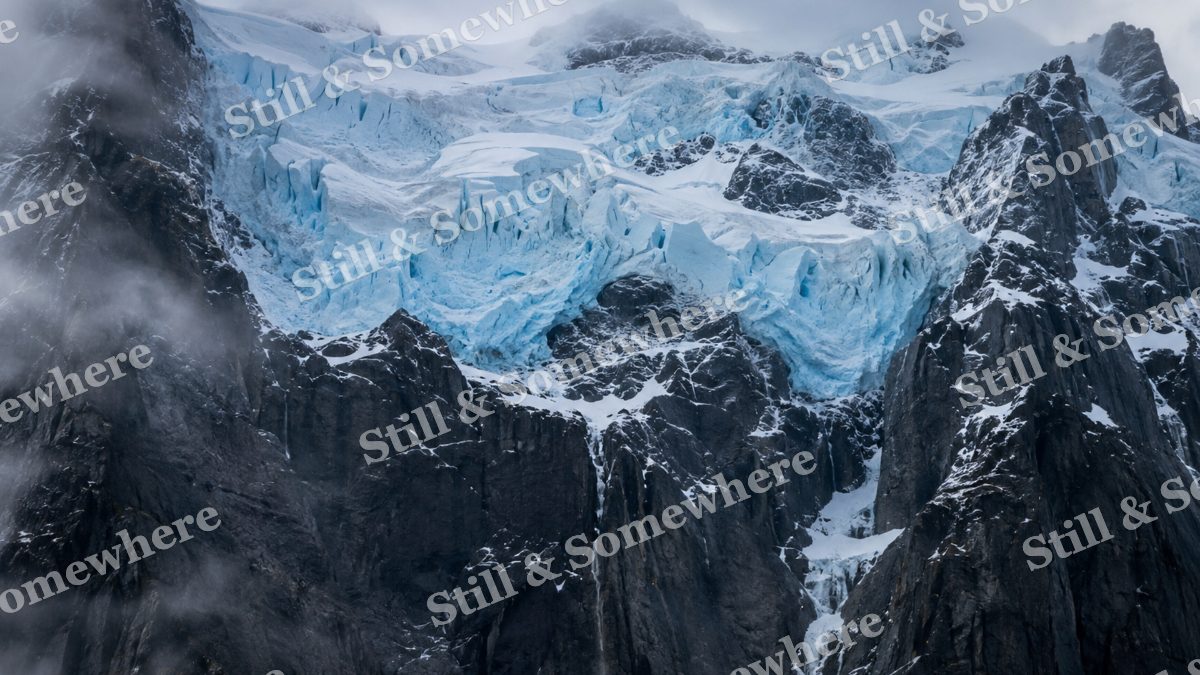 Hanging Glacier, mountains artwork preview