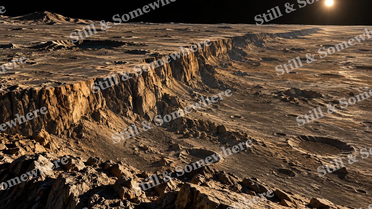 Space 46 Mercurial Cliffs, space artwork preview