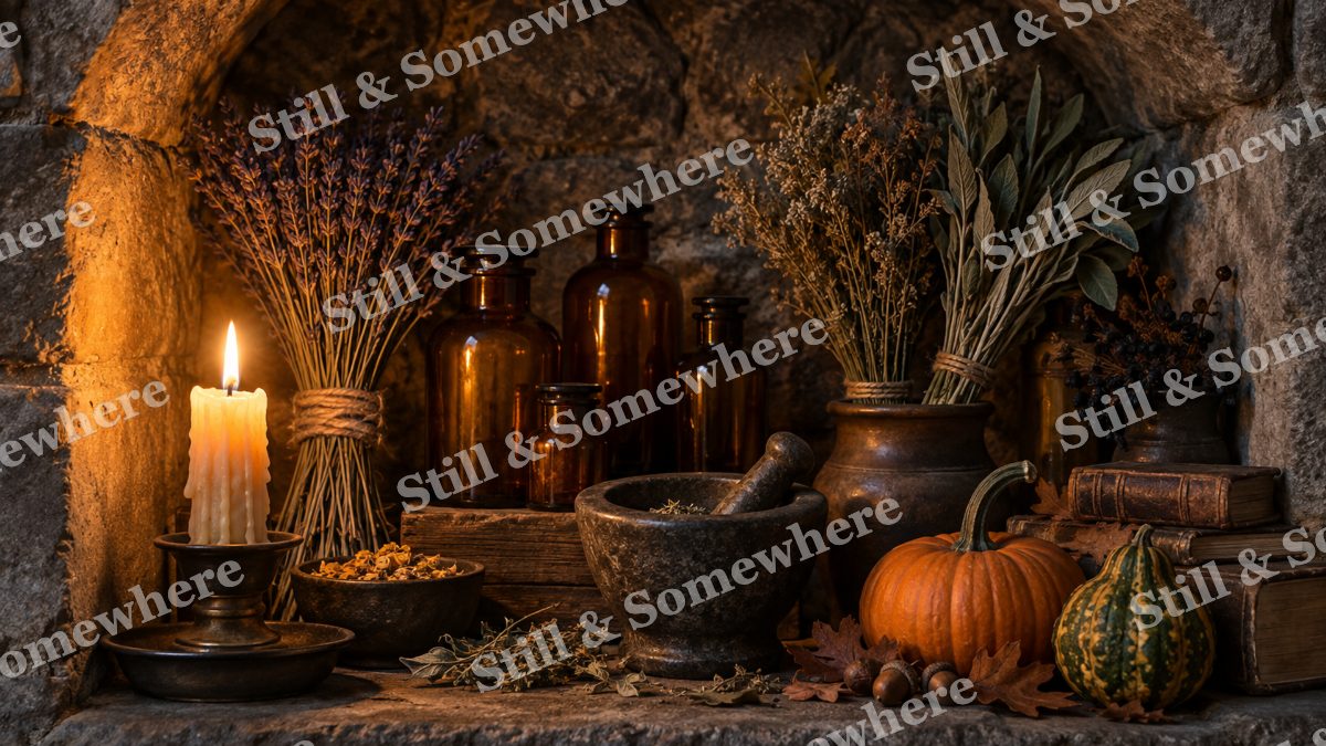 18 Apothecary Alcove, halloween artwork preview