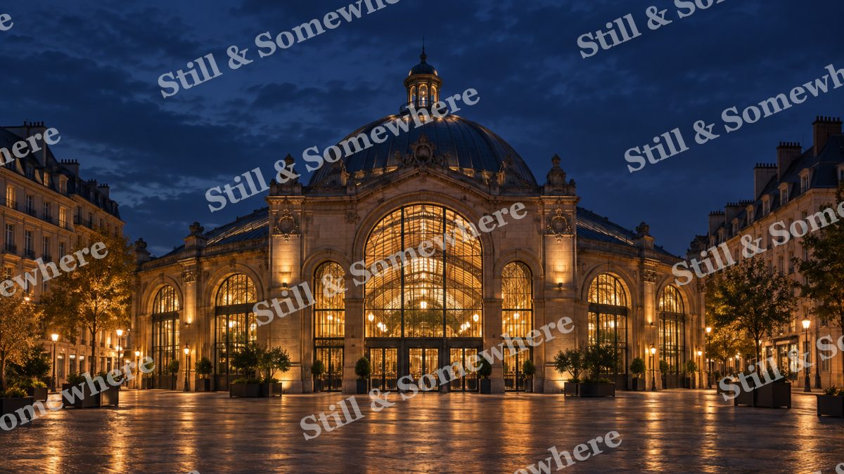 Lights Domed Market Hall, city lights artwork preview
