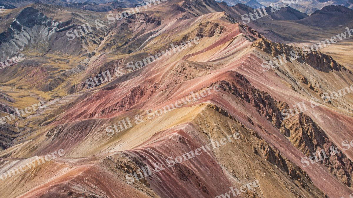 Mineral Bands Aerial, mountains artwork preview