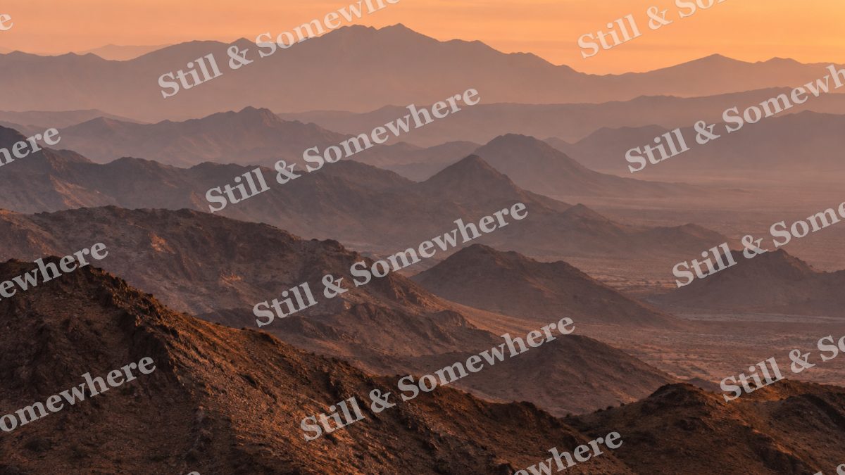 Desert Ranges, mountains artwork preview