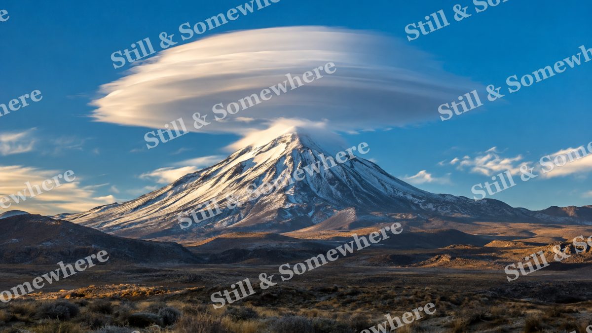 Lenticular Cloud, mountains artwork preview