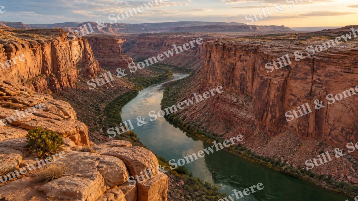 Terracotta Canyon and Winding River, scenery artwork preview