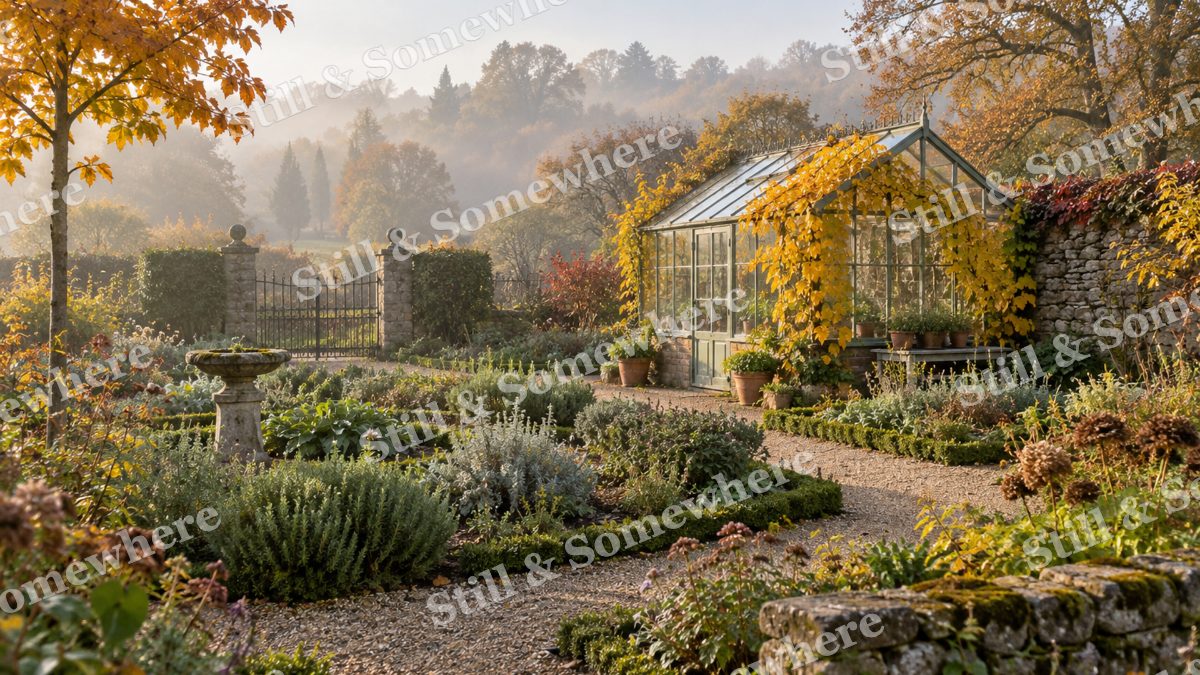 The Greenhouse Herb Beds, gardens artwork preview
